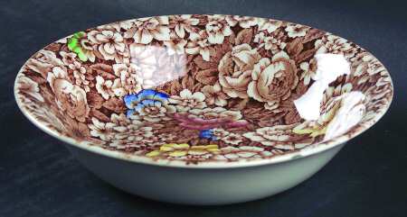 Rosalie Brown Multicolor Fruit/Dessert (Sauce) Bowl