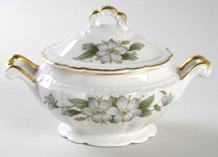 Dogwood Sugar Bowl & Lid