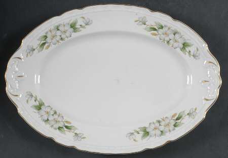 Dogwood 13" Oval Serving Platter