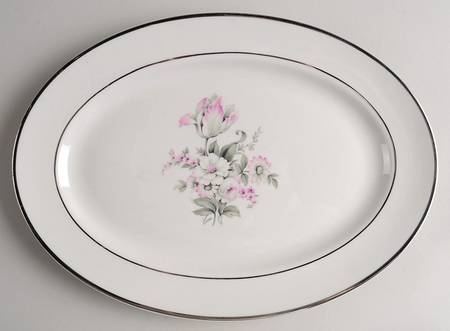 EMB1 13" Oval Serving Platter by Embassy (American)
