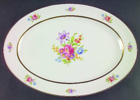 EMB11 15" Oval Serving Platter by Embassy (American)