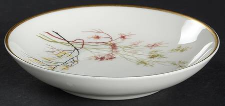EMB2 (Gold Trim) Fruit/Dessert (Sauce) Bowl by Embassy (American)