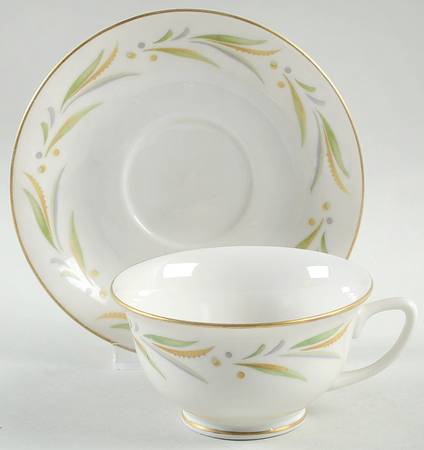 EMB28 (AMERICAN) Footed Cup & Saucer Set by Embassy (American)