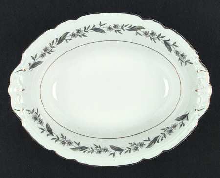 EMB43 9" Oval Vegetable Bowl