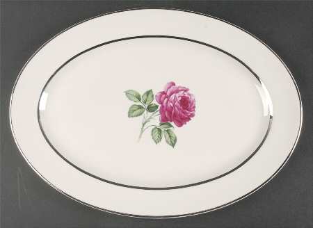 EMB6 15" Oval Serving Platter by Embassy (American)