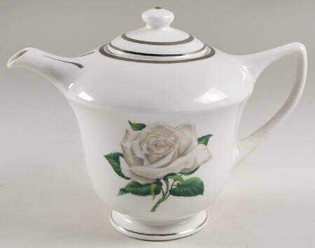 Gray Rose Teapot & Lid by Embassy (American)