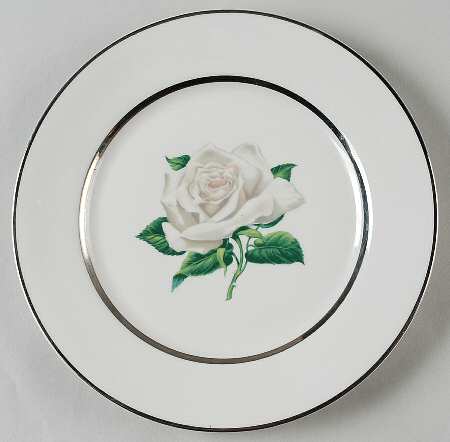 Gray Rose Salad Plate by Embassy (American)