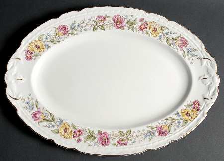 Lord Mayfair 15" Oval Serving Platter by Embassy (American)