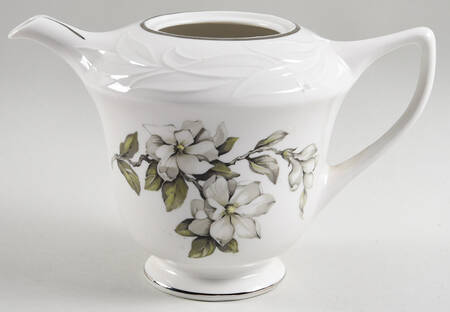 Silver Gardenia (Rim, Scalloped) Teapot No Lid by Embassy (American)