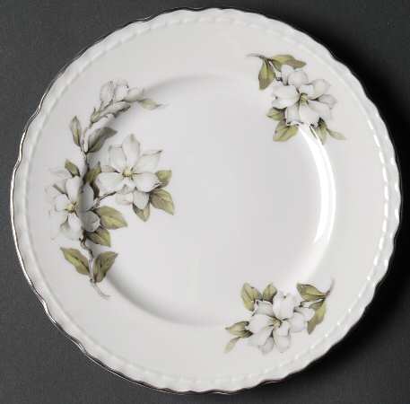 Silver Gardenia (Rim, Scalloped) Bread & Butter Plate