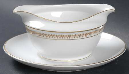 Dalene Gravy Boat with Attached Underplate