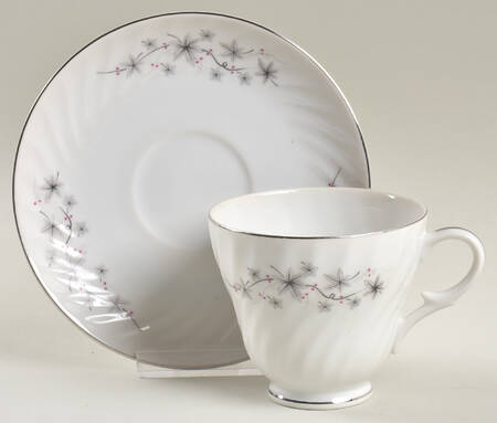 Allegro Footed Cup & Saucer Set