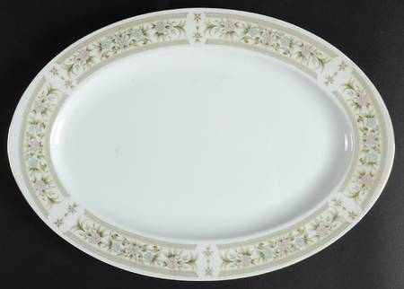 Arcadia 12" Oval Serving Platter by Empress (Japan)