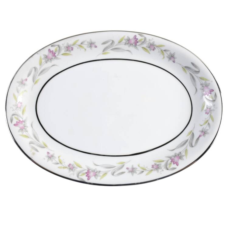 Bella Flora 14" Oval Serving Platter