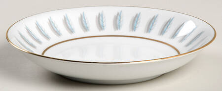 Blue Leaf Coupe Soup Bowl