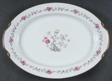 Blossom Time 16" Oval Serving Platter