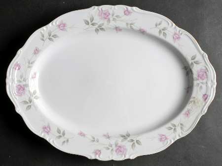 Dresdina 16" Oval Serving Platter by Empress (Japan)