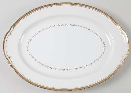 First Lady 15" Oval Serving Platter