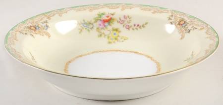Flora (No #) Rim Soup Bowl by Empress (Japan)