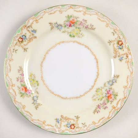 Flora (No #) Bread & Butter Plate by Empress (Japan)