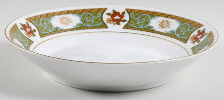 Imari Green Coupe Soup Bowl