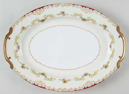 Minuet 14" Oval Serving Platter