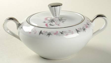 Pink Valley Sugar Bowl & Lid