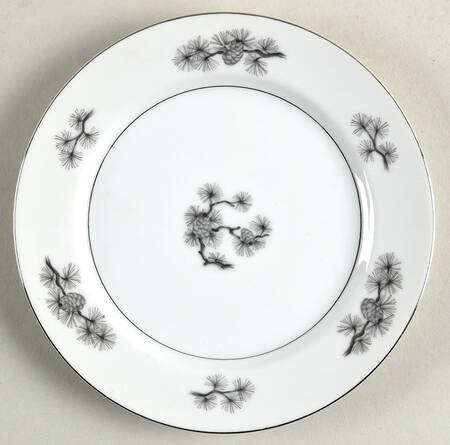 Silver Cone Bread & Butter Plate by Empress (Japan)