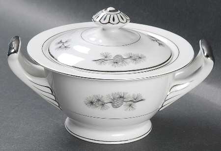 Silver Cone Sugar Bowl & Lid by Empress (Japan)