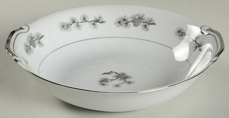 Silver Cone 9" Round Vegetable Bowl by Empress (Japan)