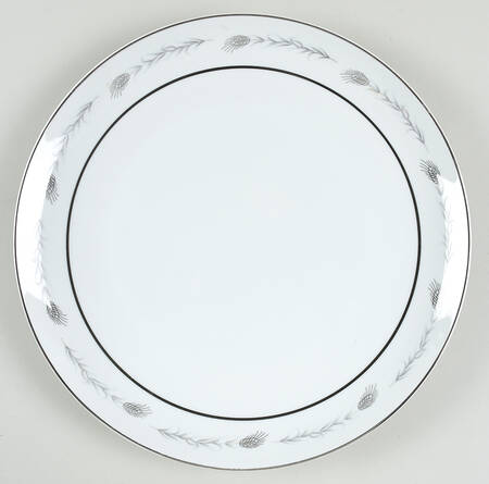 Silver Wheat (1106) Chop Plate (Round Platter) by Empress (Japan)