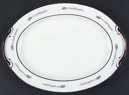Silver Wheat (1106) 16" Oval Serving Platter