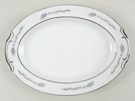 Silver Wheat (1106) 12" Oval Serving Platter