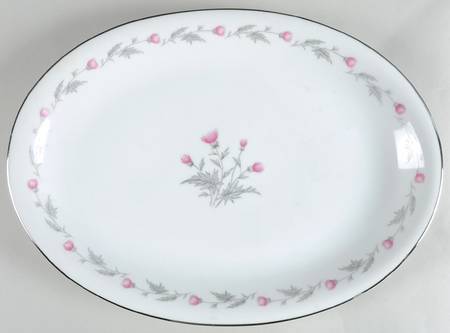 Thistle 16" Oval Serving Platter