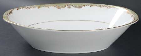 Verde 10" Oval Vegetable Bowl