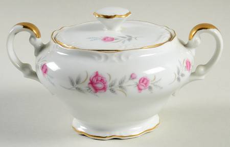 Wild Rose Sugar Bowl & Lid