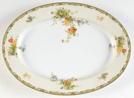 Woodmere 12" Oval Serving Platter by Empress (Japan)