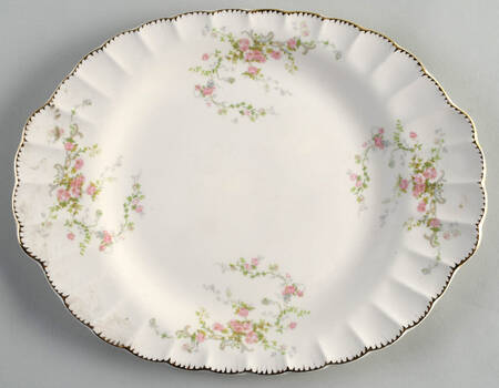 Rambling Rose 11" Oval Serving Platter