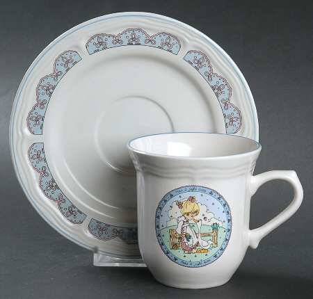 Make A Joyful Noise Flat Cup & Saucer Set