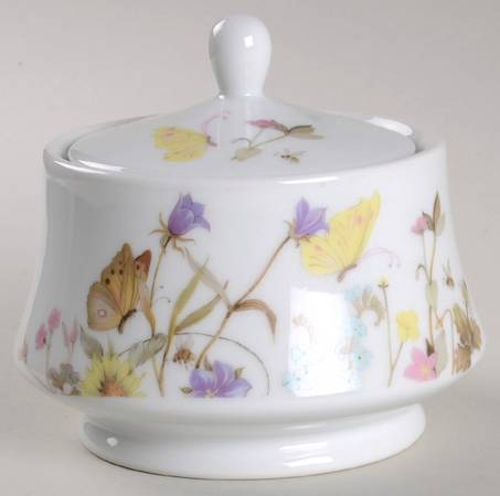 Nature's Garden Society Sugar Bowl & Lid