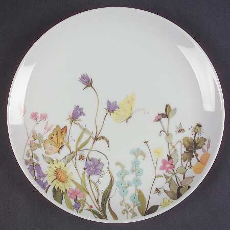Nature's Garden Society Salad Plate