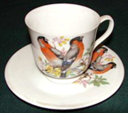 Spring Floral Footed Cup & Saucer Set