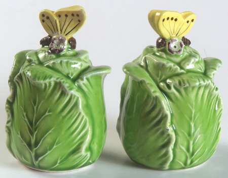Vegetable Garden Figural Salt & Pepper Set
