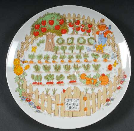 Vegetable Garden Snack Plate