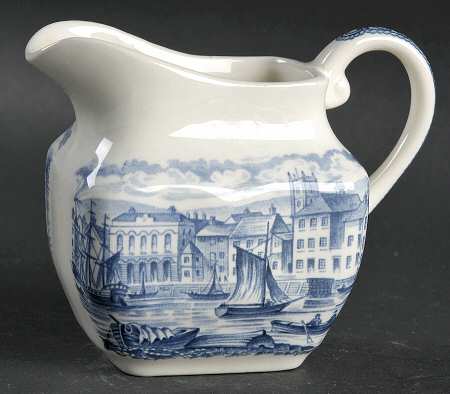 Historical Ports of England Blue Creamer