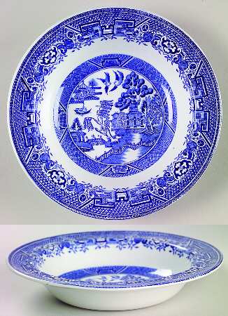 Old Willow Rim Cereal Bowl