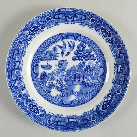 Old Willow Luncheon Plate