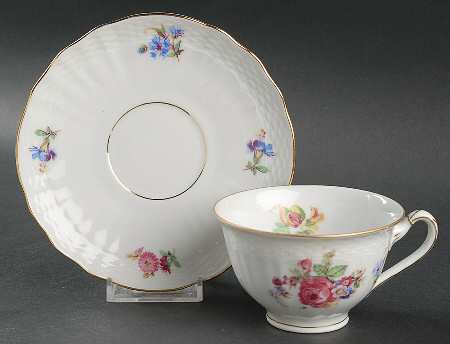 12256 Footed Cup & Saucer Set