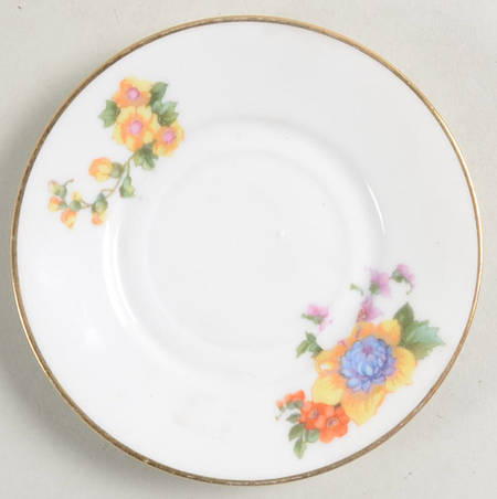 5748 (White Background) Saucer for Demitasse Cup