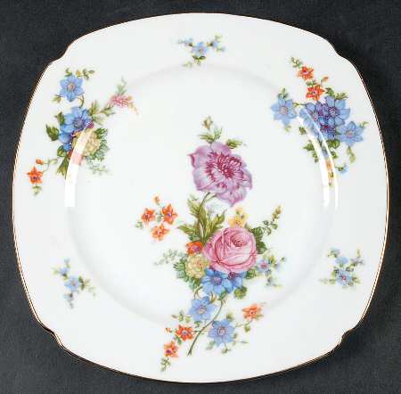 5748 (White Background) Square Salad Plate